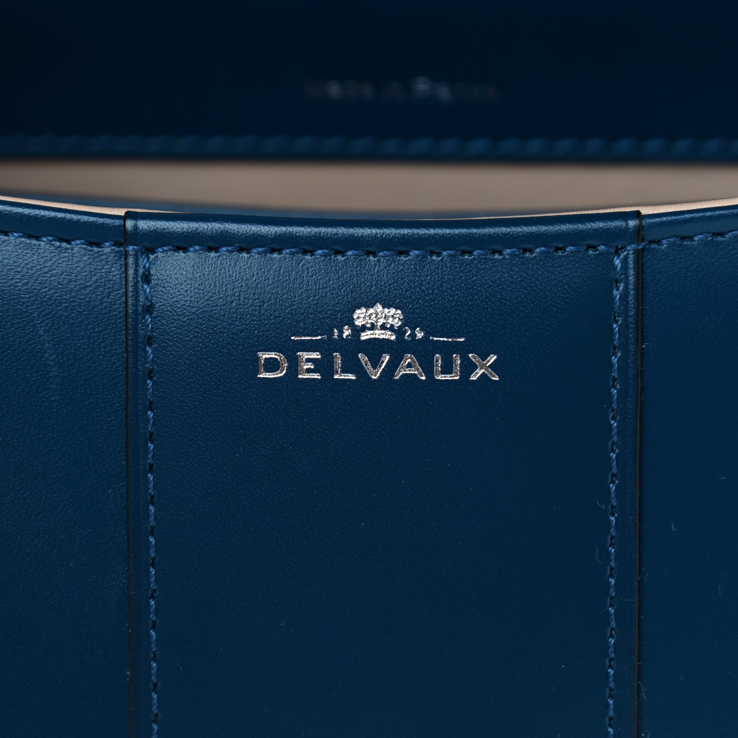 Delvaux Box Calfskin Mini Brillant Satchel Blue De Prusse 6 of 9