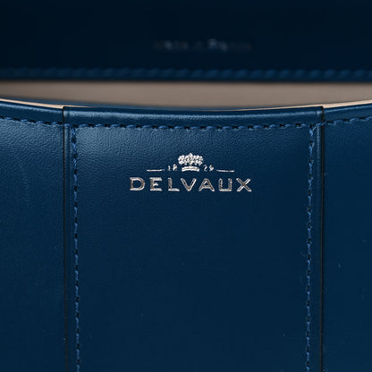 Delvaux Box Calfskin Mini Brillant Satchel Blue De Prusse 6 of 9