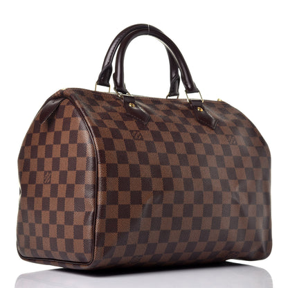 Louis Vuitton Damier Ebene Speedy 30 3 of 11