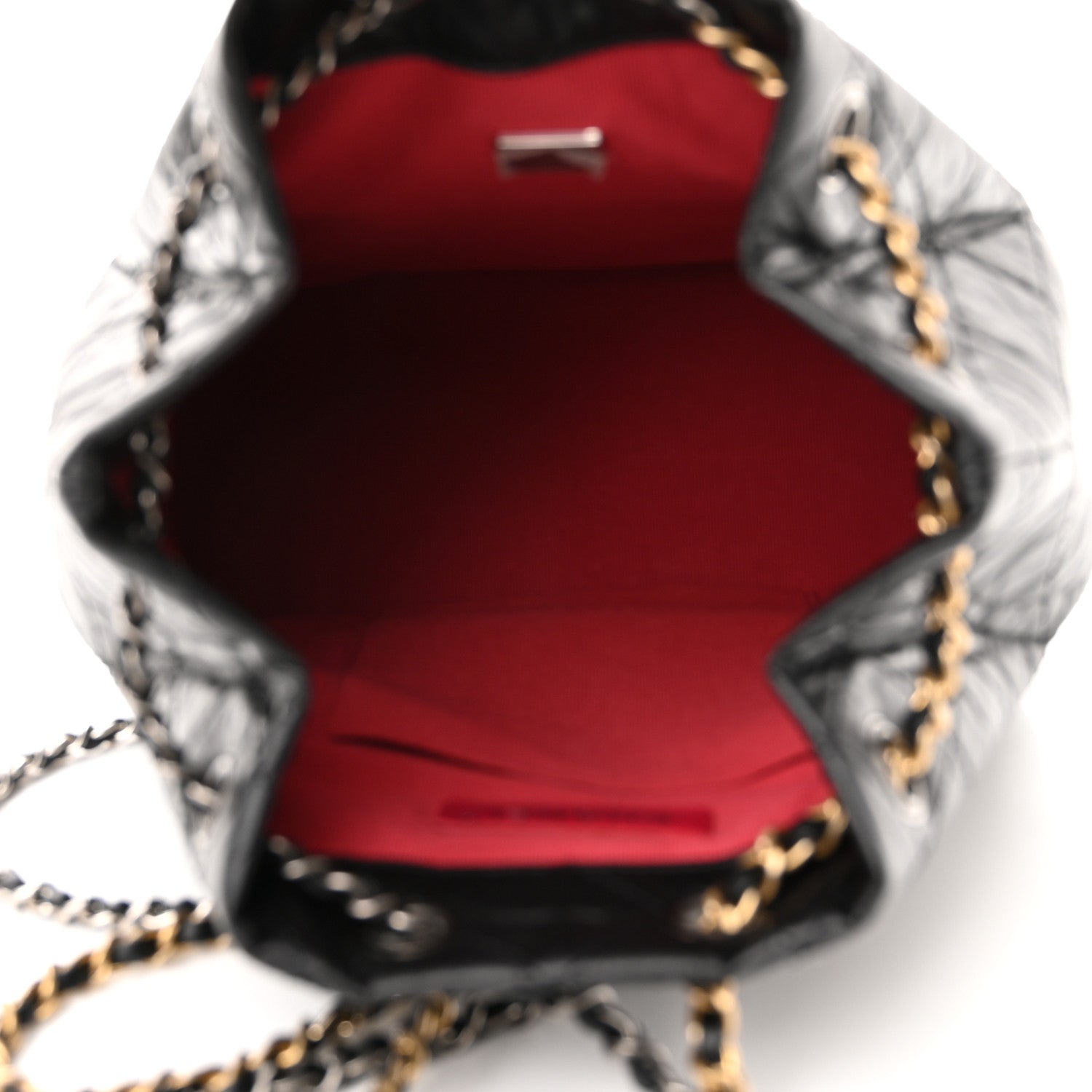 Chanel Aged Calfskin Quilted Small Gabrielle Backpack Black 5 of 10