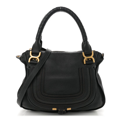 Chloe Calfskin Medium Marcie Satchel Black 1 of 11