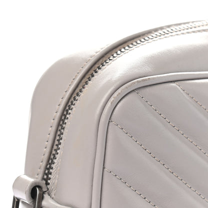 Saint Laurent Calfskin Matelasse Monogram Lou Camera Bag Granite 7 of 10