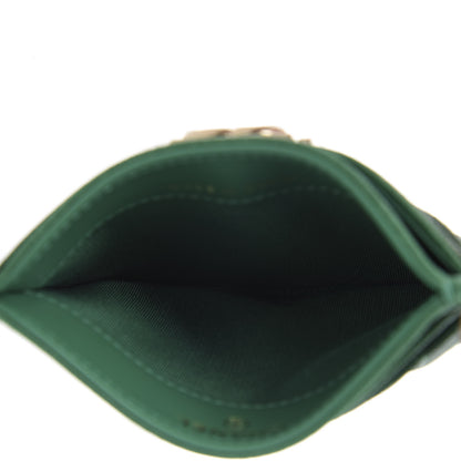 Chanel Caviar Quilted Boy Card Holder Green 5 of 9