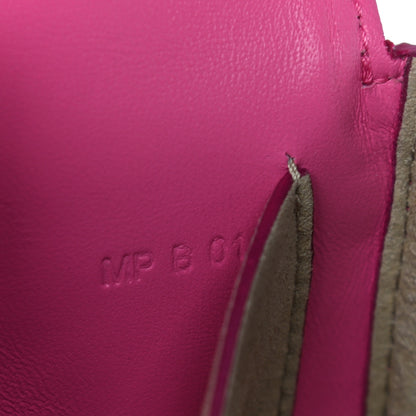 Givenchy Goatskin Quilted GV3 Mini Pocket Convertible Bag Pink 7 of 17