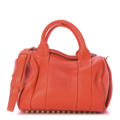 Alexander Wang Pebbled Lambskin Rockie Tangerine Gold Hardware 1 of 10