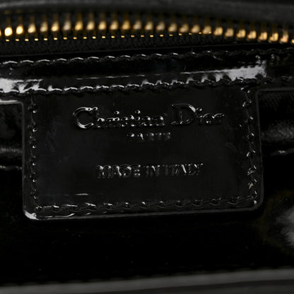 Christian Dior Patent Cannage Medium Lady Dior Black 6 of 14