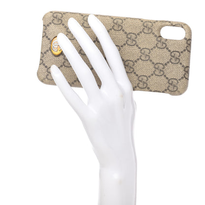 Gucci GG Supreme Monogram Ophidia iPhone XS Max Case 2 of 9