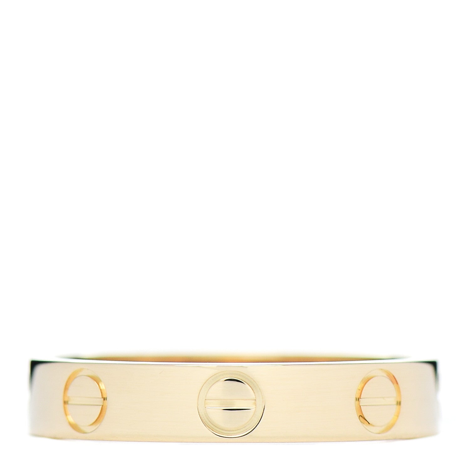 Cartier 18K Yellow Gold 3.5mm LOVE Wedding Band Ring 52 6 1 of 4