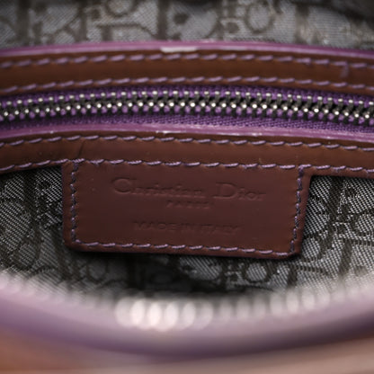 Christian Dior Patent Cannage Medium Lady Dior Brown 6 of 20
