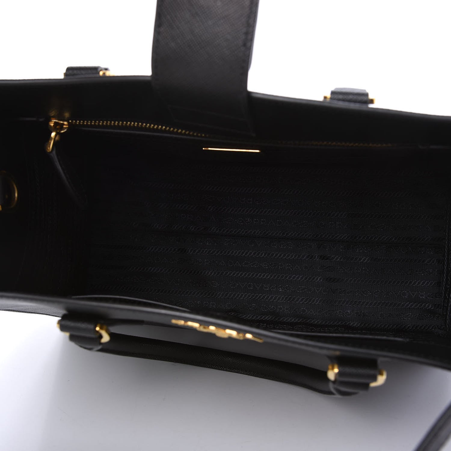 Prada Saffiano Tote Black 5 of 10