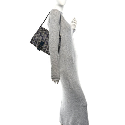 Fendi Zucchino Mama Baguette Navy 2 of 10