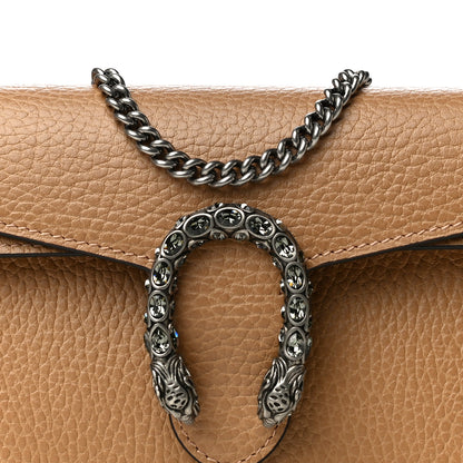 Gucci Dollar Calfskin Crystal Super Mini Dionysus Shoulder Bag Natural Tan Black Diamond 6 of 10