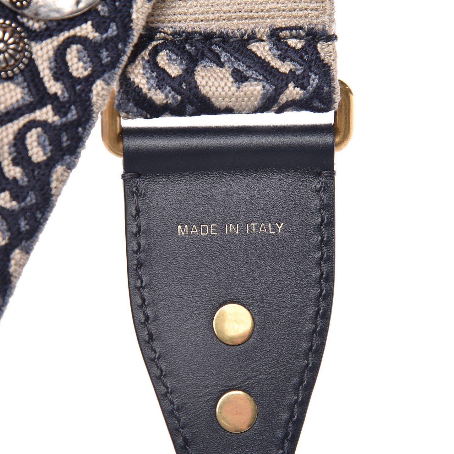 Oblique DiorAddict Flap Bag Navy Blue
