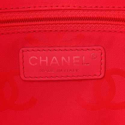 Chanel Calfskin Quilted Large Cambon Tote White Black 6 of 13