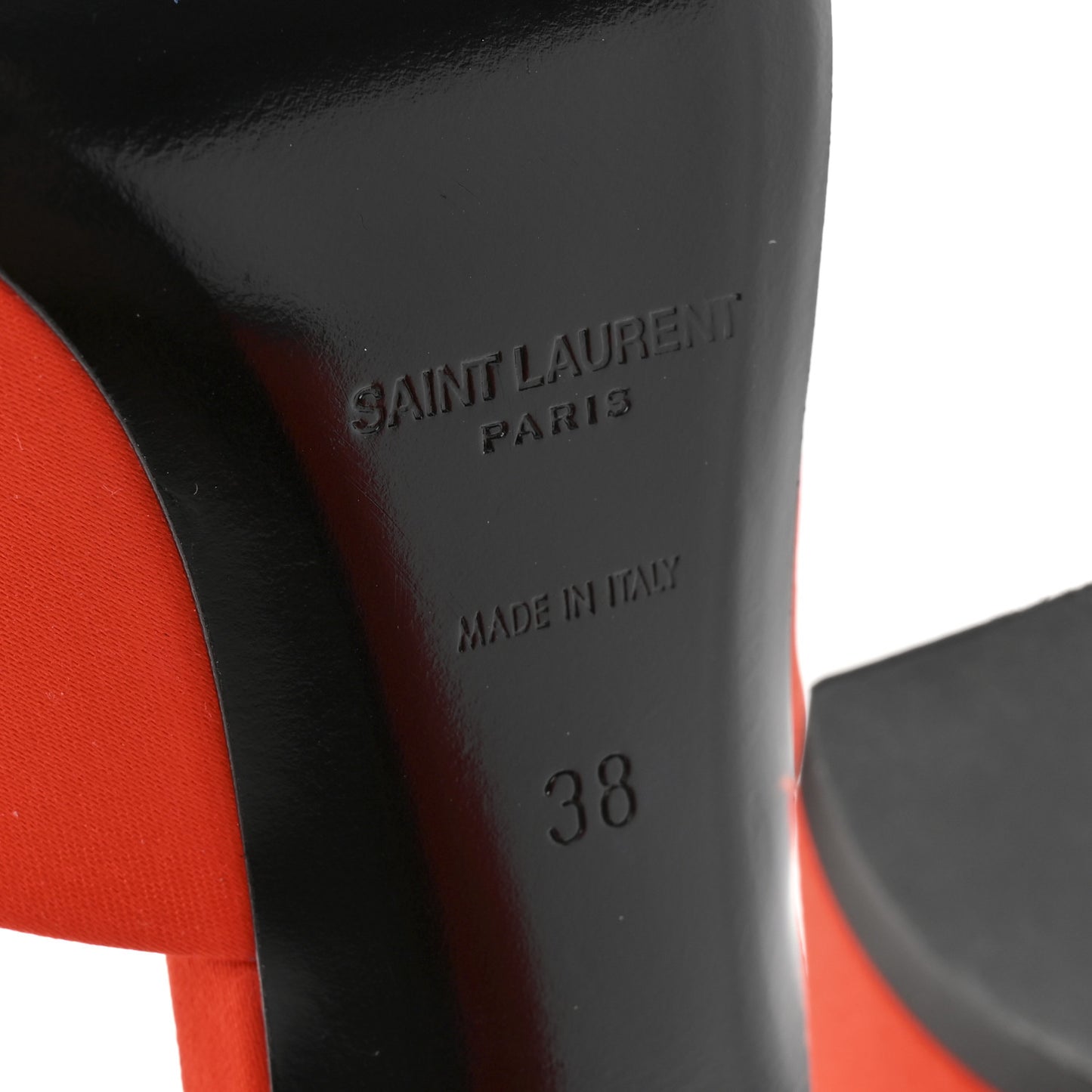 Crepe De Chine Suite Mule Sandals 38 Arancio