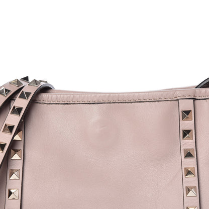 Valentino Garavani Vitello Rockstud Shopper Tote Poudre 10 of 10