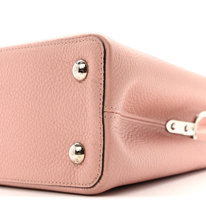 Louis Vuitton Taurillon Capucines PM Magnolia 10 of 12