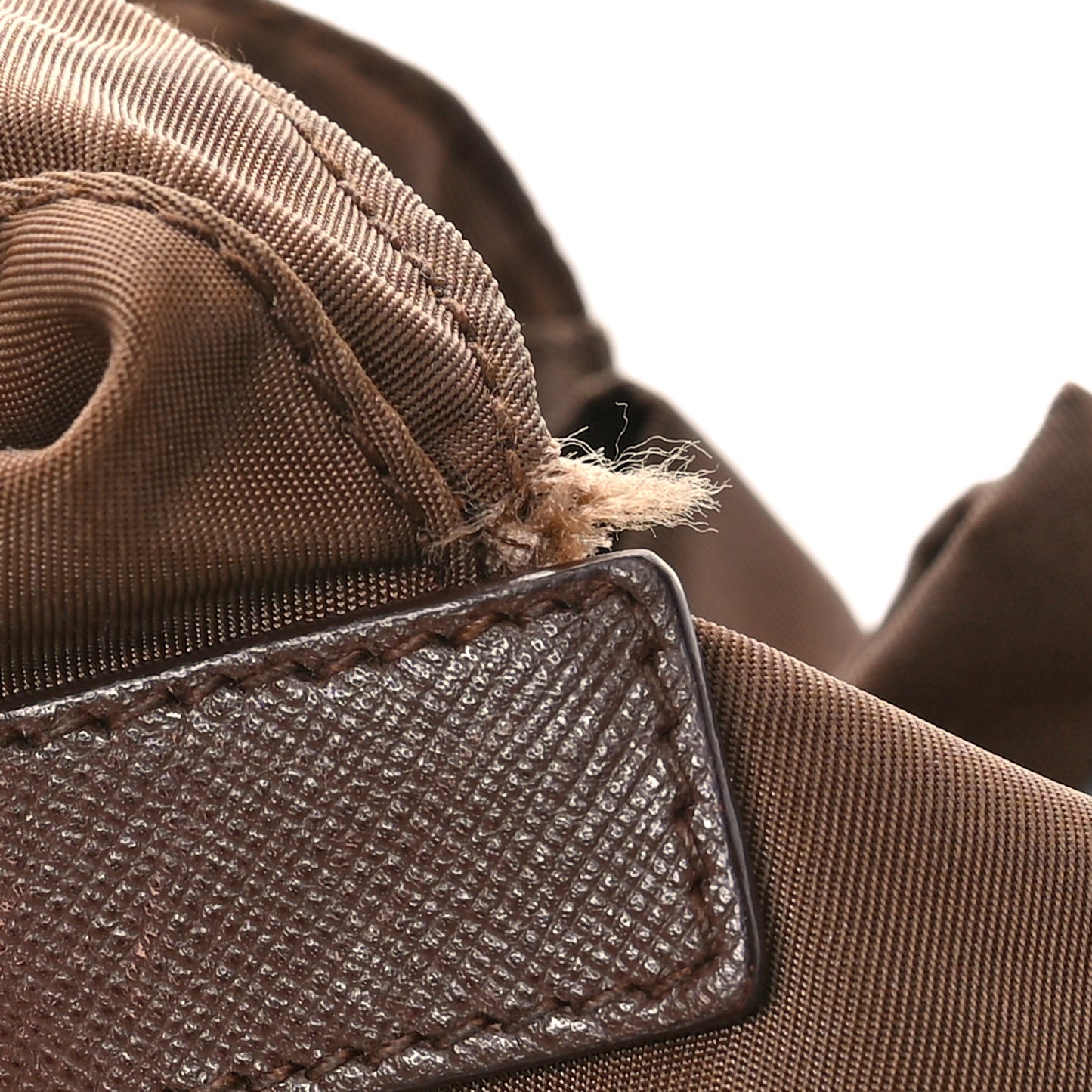 Vela Nylon Saffiano Backpack Rovere