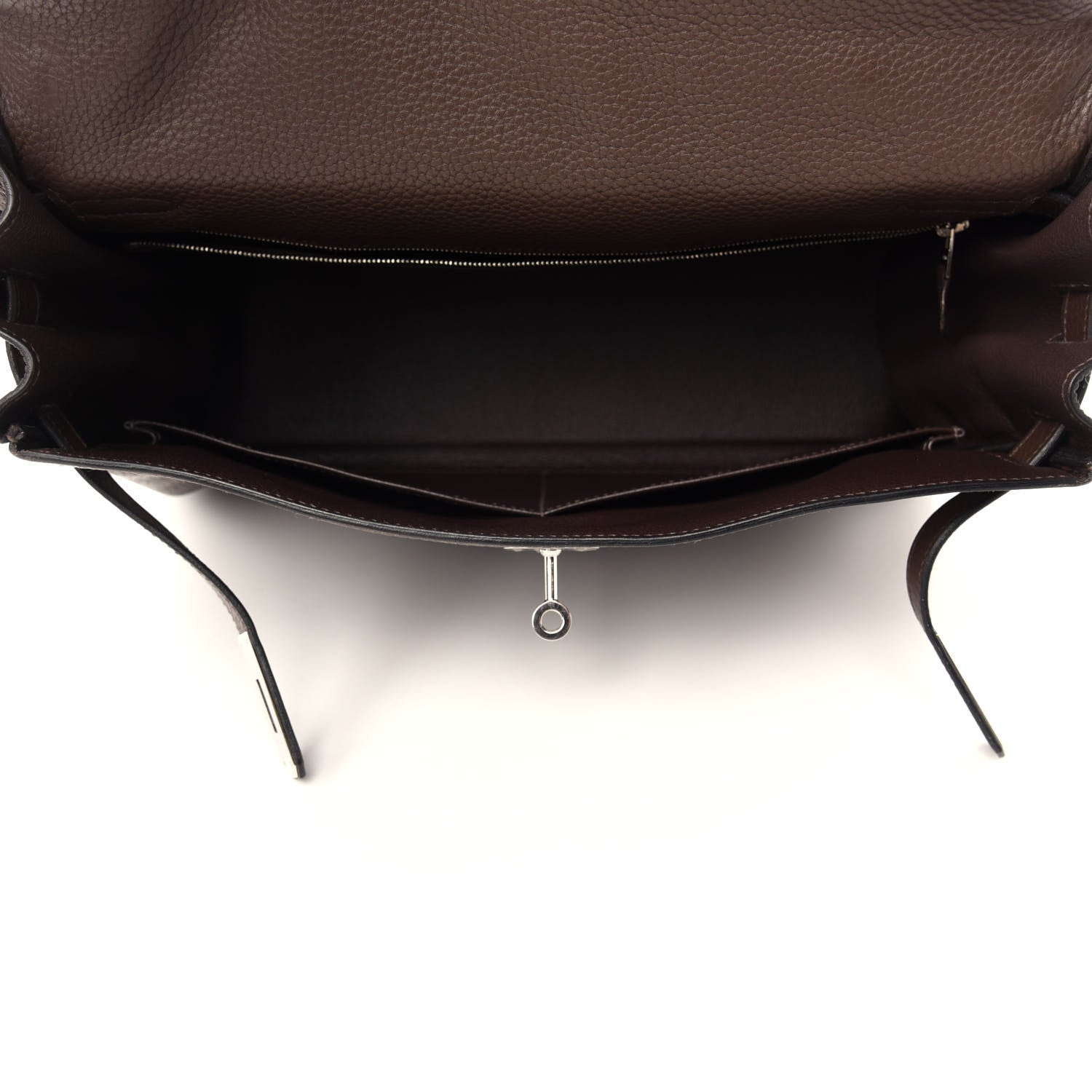 Hermes Taurillon Clemence Kelly Retourne 35 Chocolate 15 of 37