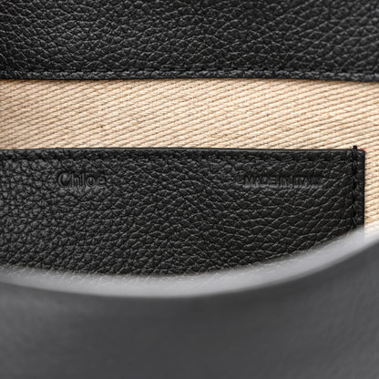 Chloe Calfskin Medium Marcie Round Crossbody Bag Black 6 of 10