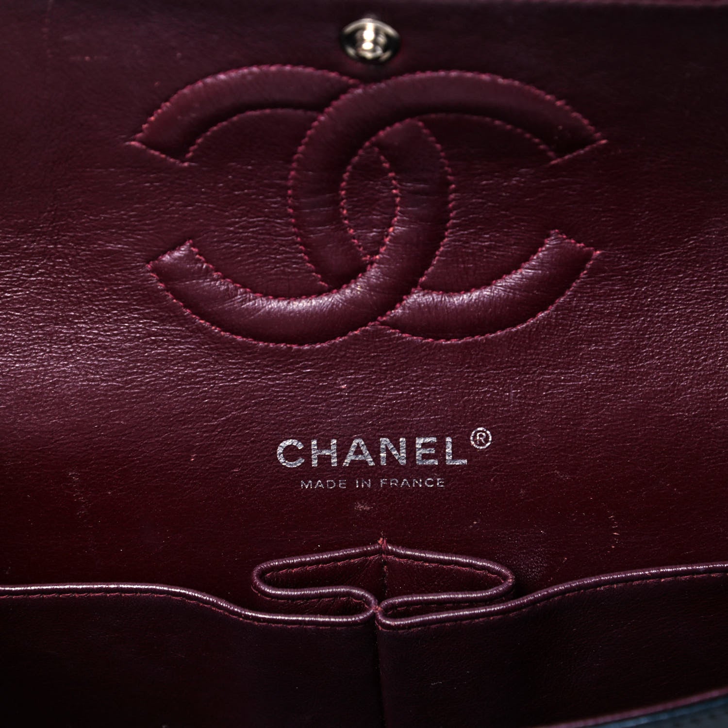 Chanel Lambskin Quilted Medium Double Flap Black 6 of 9