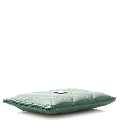 Chanel Lambskin Quilted Card Holder Green 4 of 12