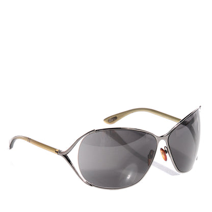 Tom Ford Anjelica Sunglasses TF7 Silver 3 of 7