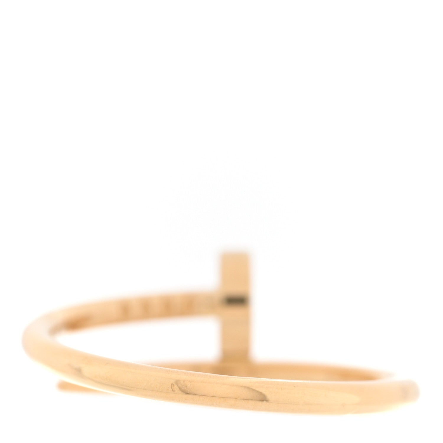 Cartier 18K Yellow Gold Small Juste Un Clou Ring 53 6.5 3 of 6