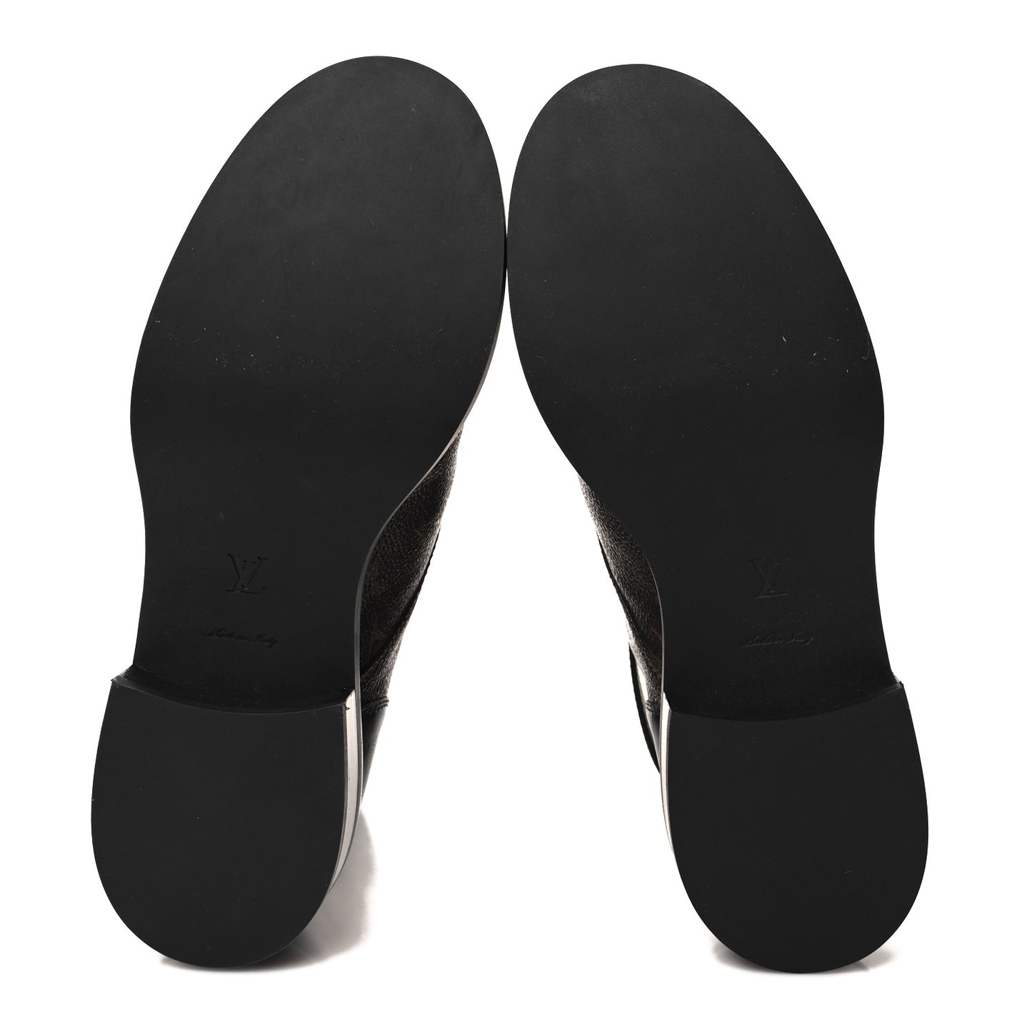 Calfskin Monogram Wonderland Flat Ranger Boots 38 Black