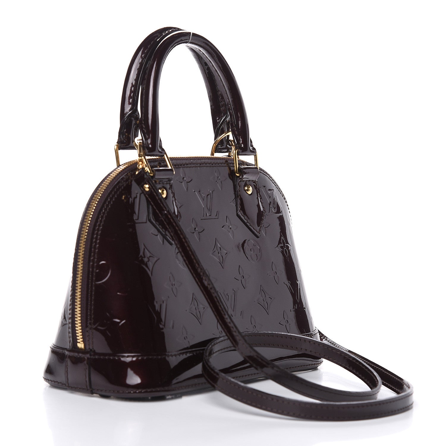 Louis Vuitton Vernis Alma BB Amarante 3 of 9
