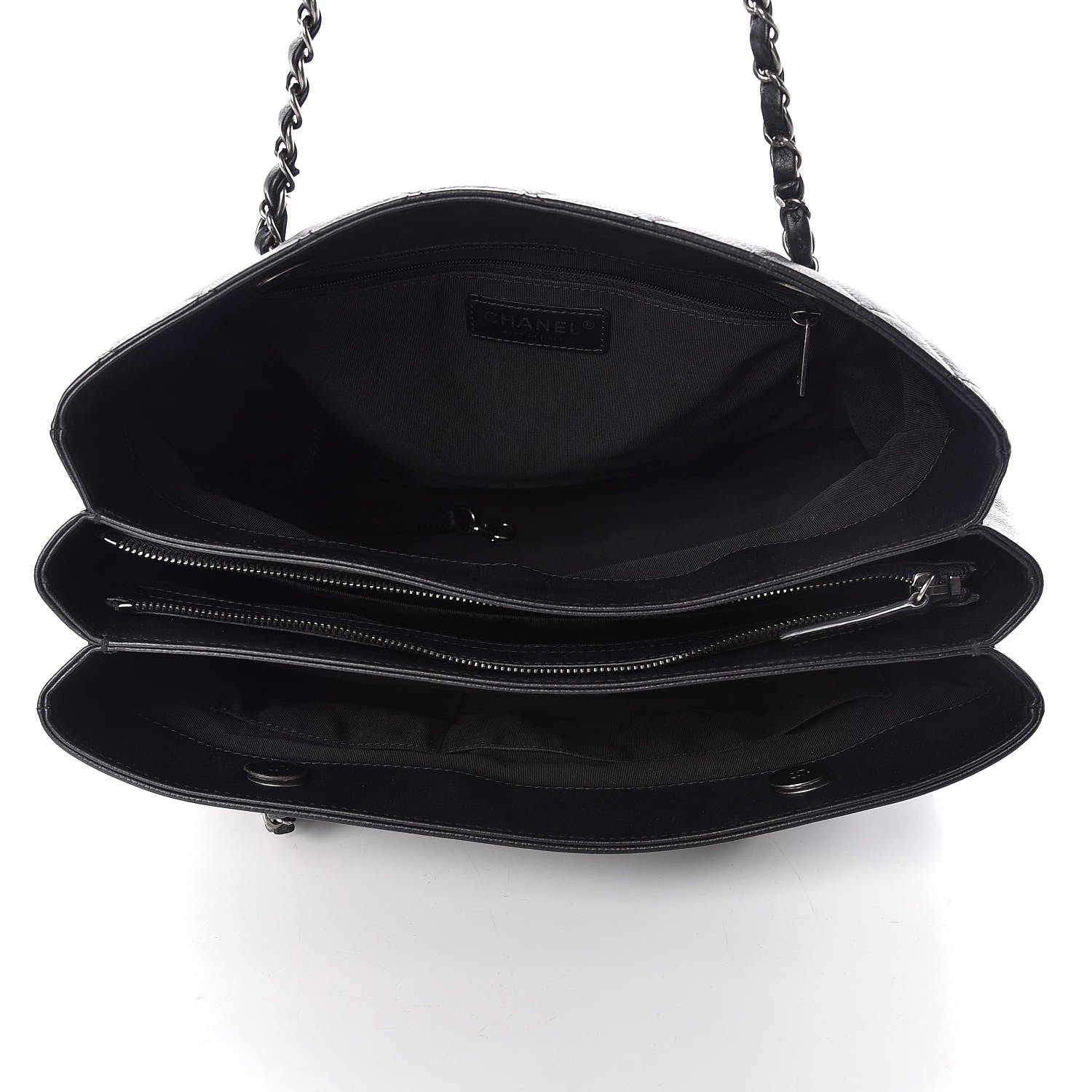 Chanel Caviar Quilted Urban Companion Shopping Tote Black 5 of 12