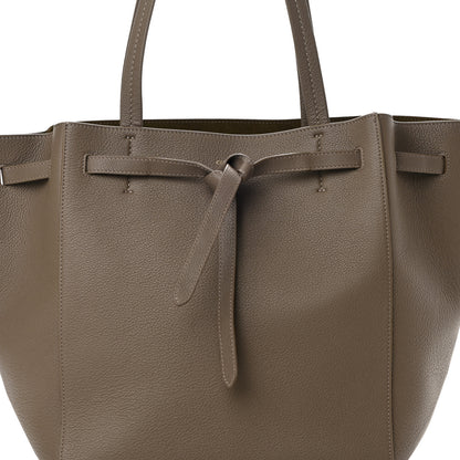 Celine Soft Grained Calfskin Small Belt Cabas Phantom Taupe 8 of 13