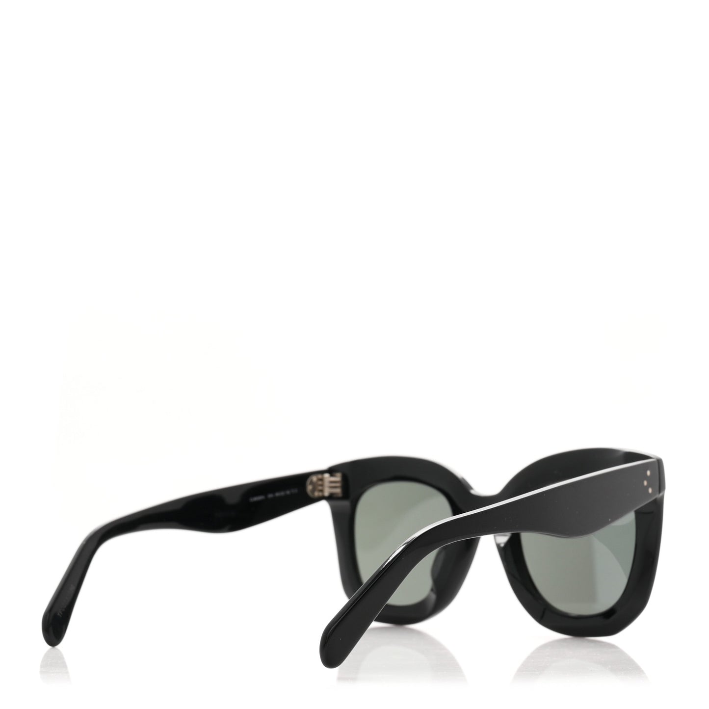 Oversized Round Sunglasses CL4005FN Black