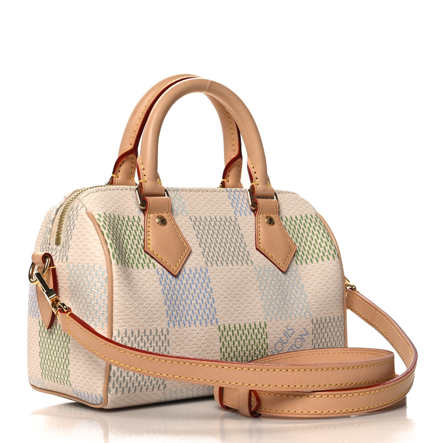 Damier Giant Speedy Bandouliere 20 Pistachio