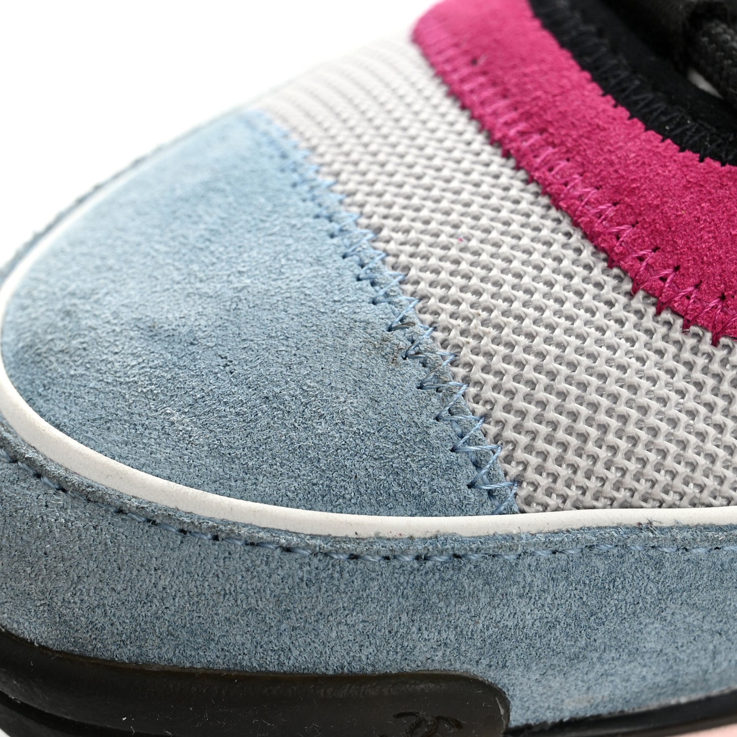 Fabric Suede CC Sneakers 41 Light Grey Light Blue Fuchsia