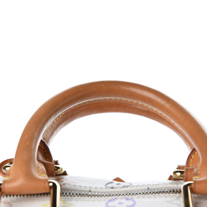 Louis Vuitton Monogram Multicolor Speedy 30 White 9 of 10