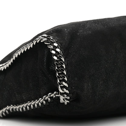 Stella McCartney Shaggy Deer Falabella Fold Over Tote Black 9 of 10