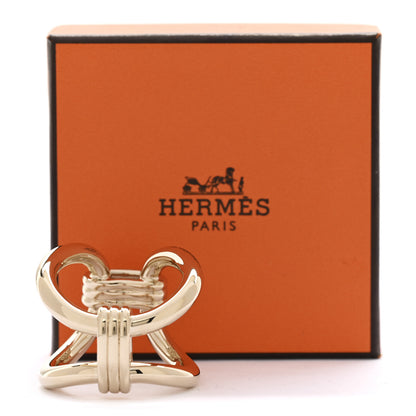 Hermes Permabrass Noeud De H 90 Scarf Ring 5 of 5