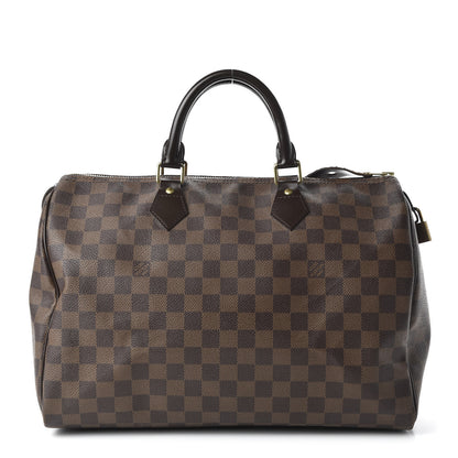Louis Vuitton Damier Ebene Speedy 35 1 of 10