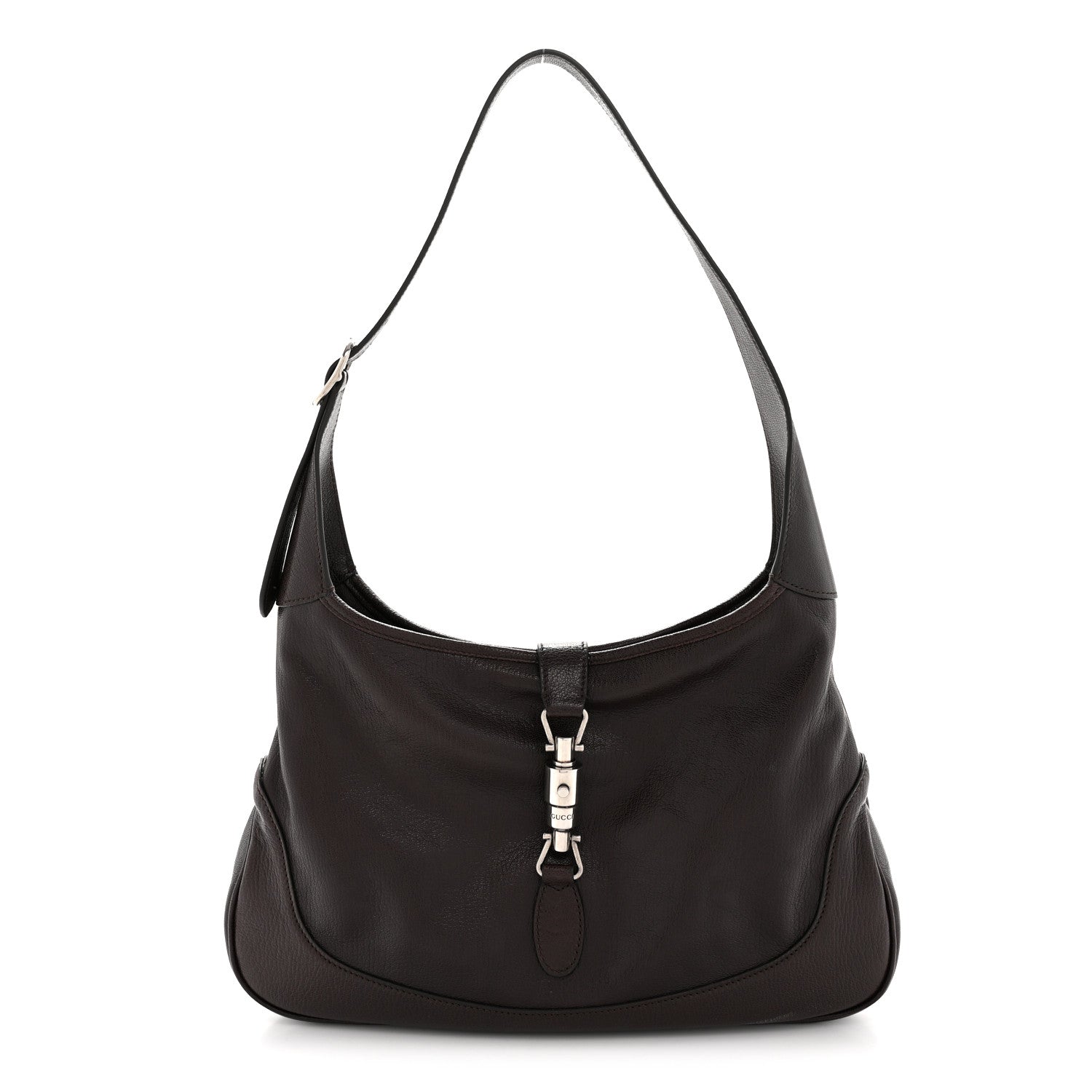 Gucci Goatskin Medium Jackie 1961 Hobo Dark Brown 1 of 11