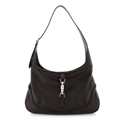 Gucci Goatskin Medium Jackie 1961 Hobo Dark Brown 1 of 11