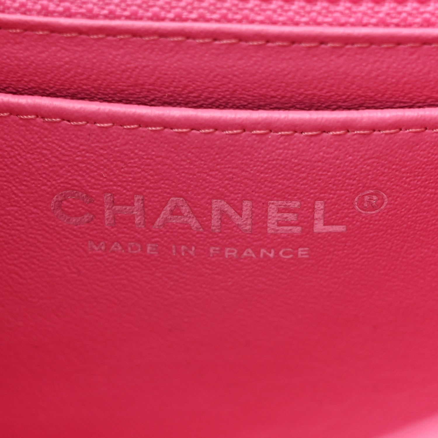 Chanel Lambskin Quilted Mini Rectangular Flap Pink 6 of 11