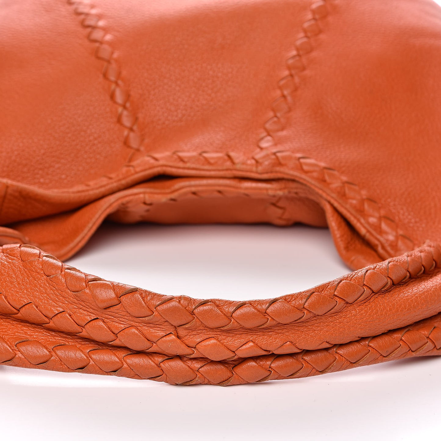 Cervo Deerskin Large Hobo Tangerine
