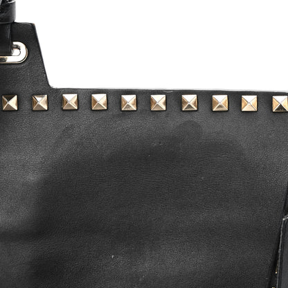 Valentino Garavani Calfskin Rockstud Crossbody Messenger Bag Black 17 of 21