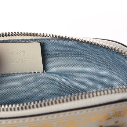 Gucci X SEGA Calfskin GUCCY Stars Mini Dome Shoulder Bag Mystic White Gold 6 of 9