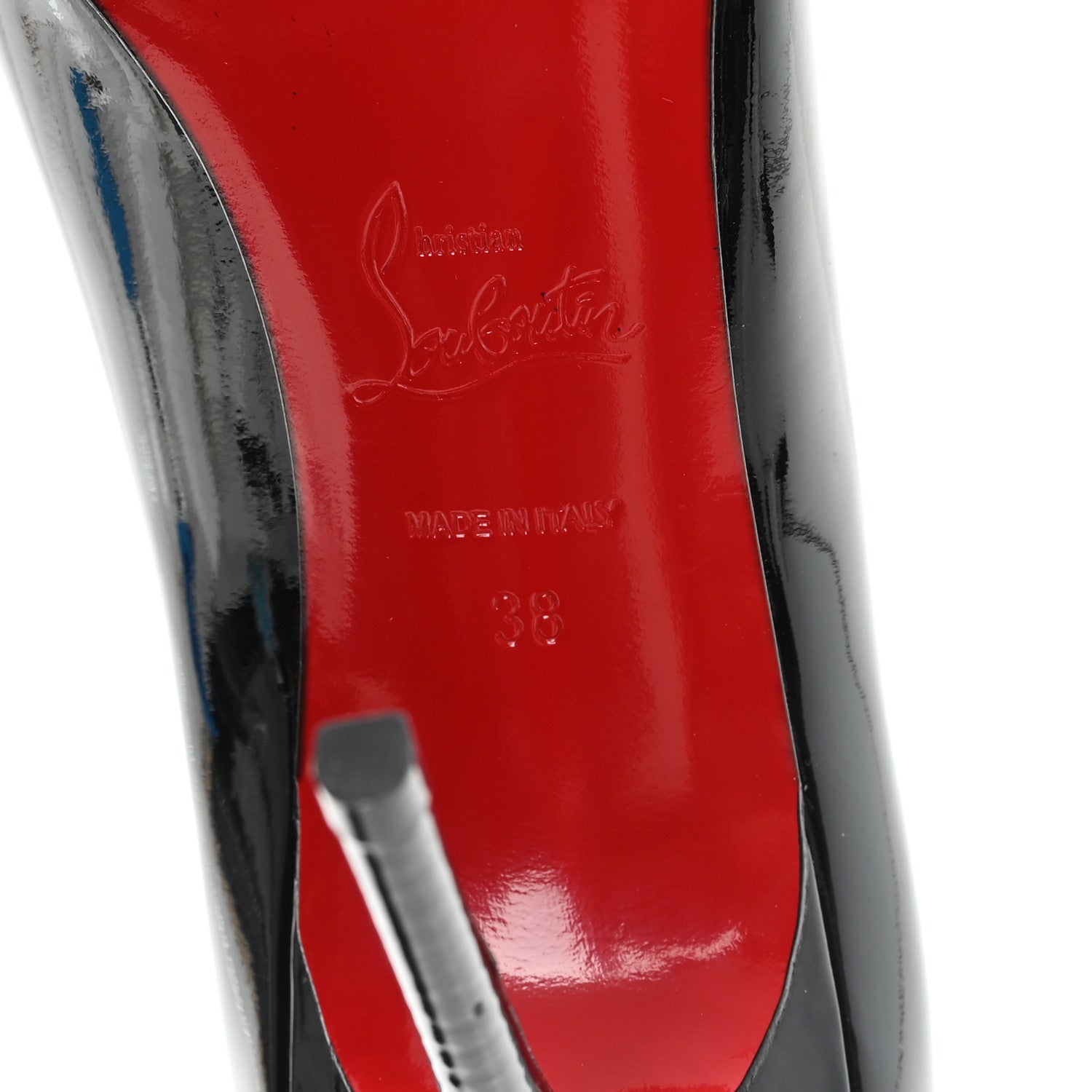 Christian Louboutin Patent So Kate 100 Pumps 38 Black 7 of 9