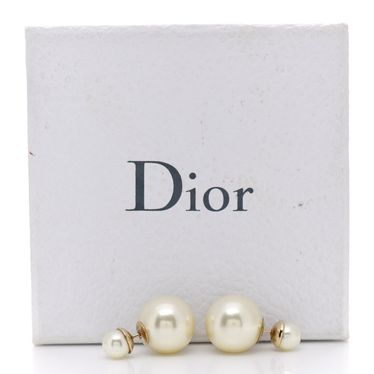Pearl Mise En Dior Tribal Earrings Gold