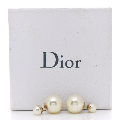 Christian Dior Pearl Mise En Dior Tribal Earrings Gold 6 of 6