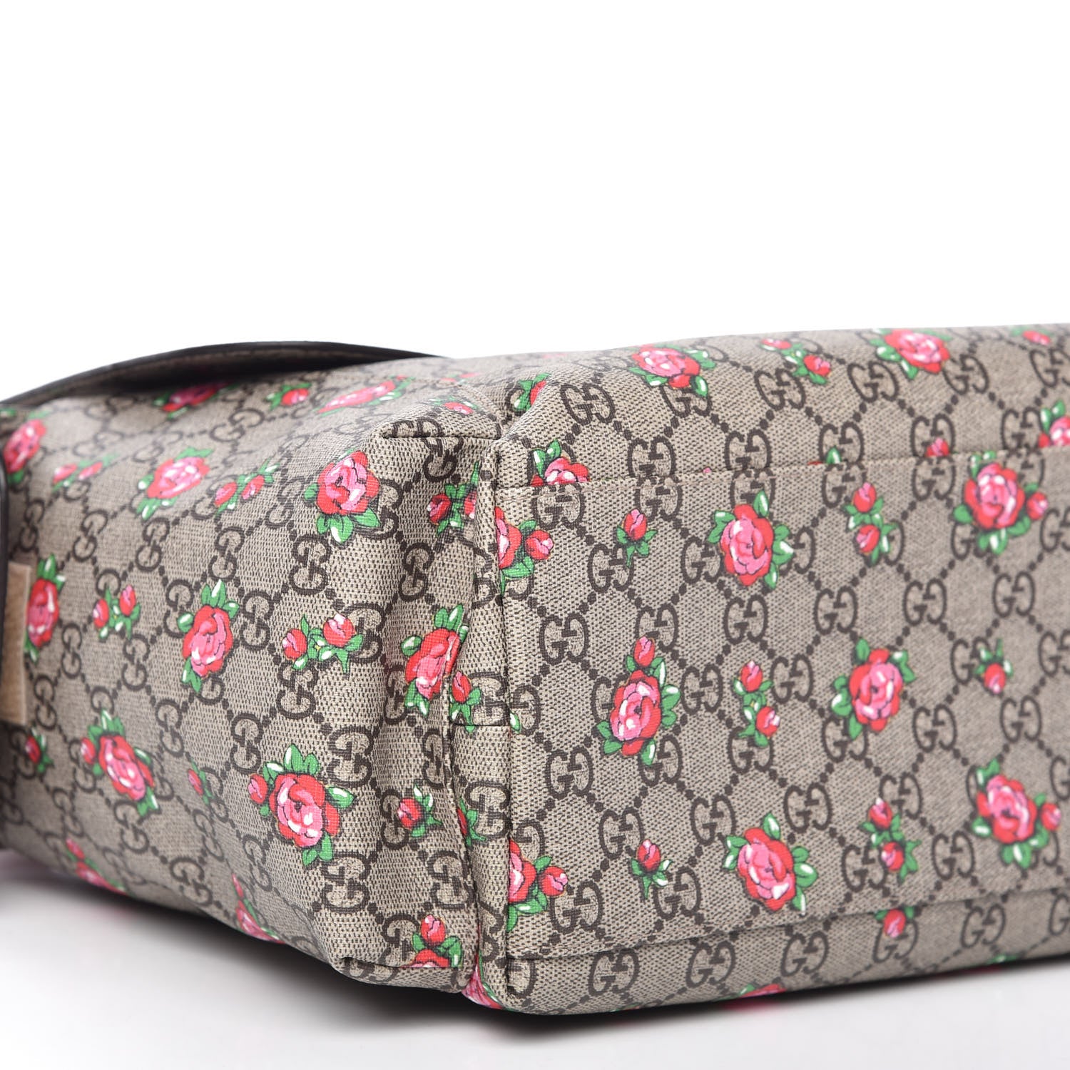 Gucci GG Plus Monogram Rose Bud Messenger Diaper Bag Pink 6 of 10