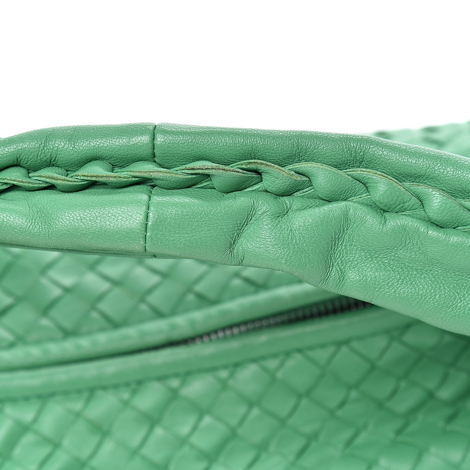 Bottega Veneta Nappa Intrecciato Medium Belly Veneta Hobo Green 10 of 10